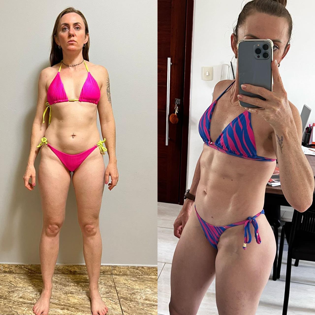 Transformação real 8: comparação antes e depois